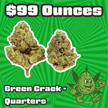 THC-A Flower  – Green Crack Quarters - Sativa