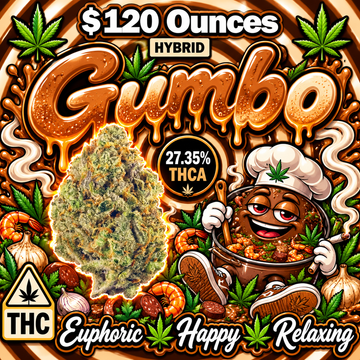 THC-A Flower  – Gumbo – Hybrid