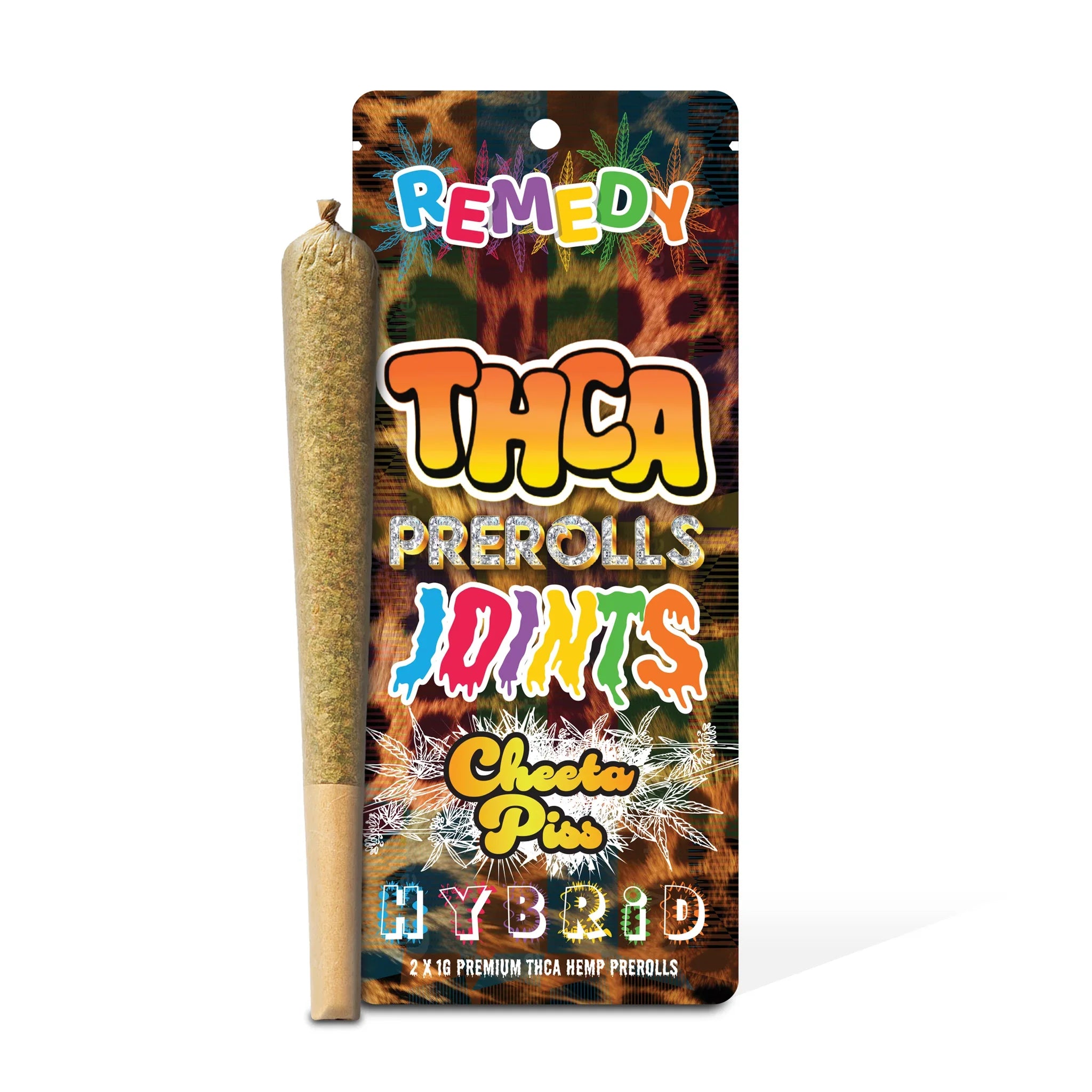 THC-A Pre-Rolls Joints 2 Pack – Cheeta Piss