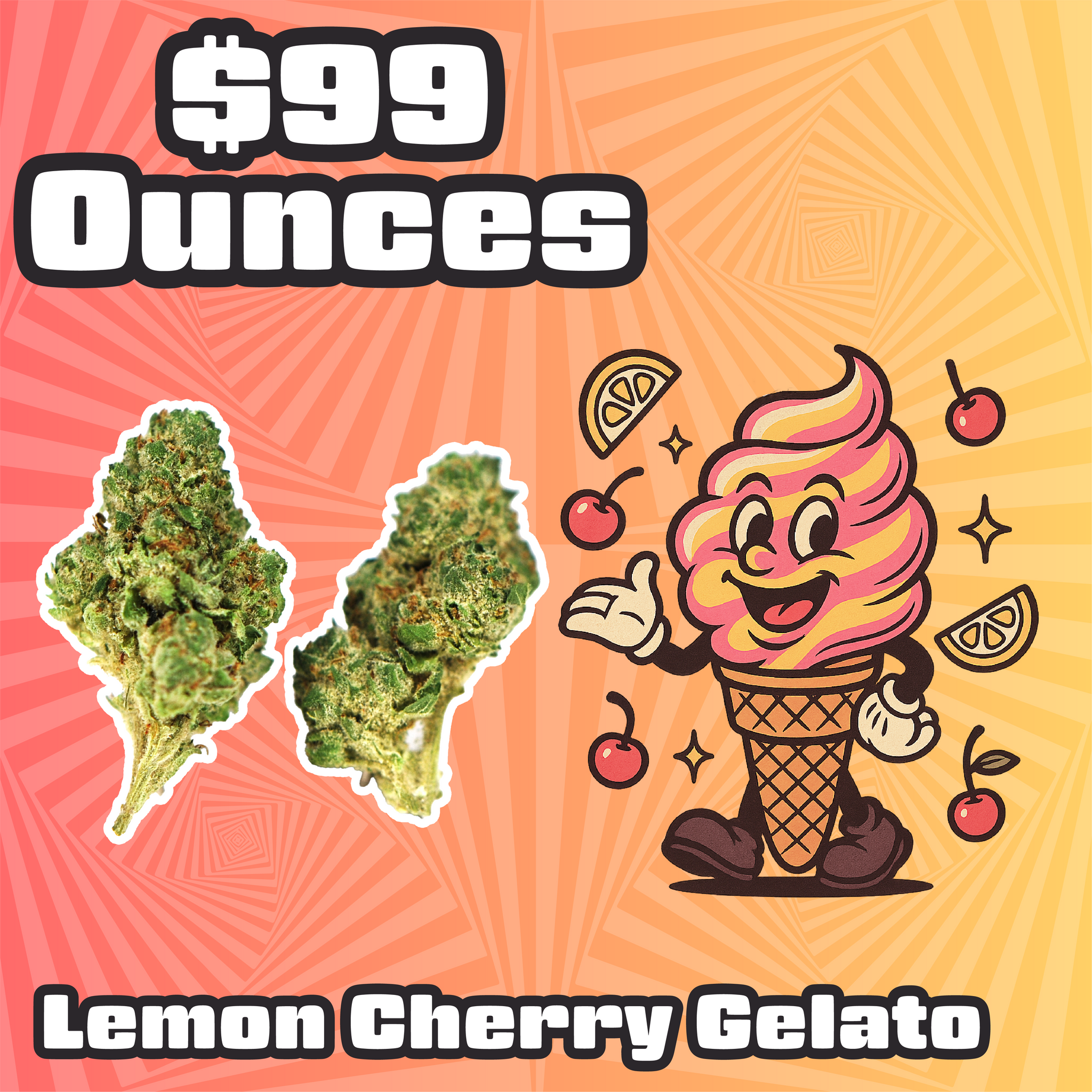 THC-A Flower  – Lemon Cherry Gelato - Hybrid
