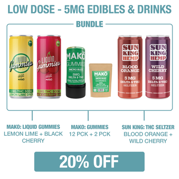 Low Dose - 5mg Edibles & Drinks Bundle