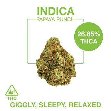 THC-A Flower – Papaya Punch – Indica