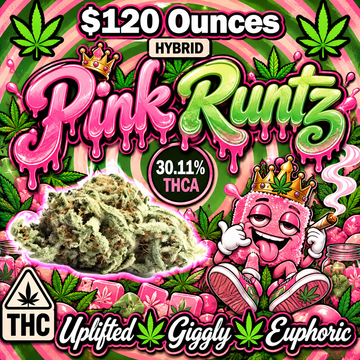 THC-A Flower  – Pink Runtz – Hybrid