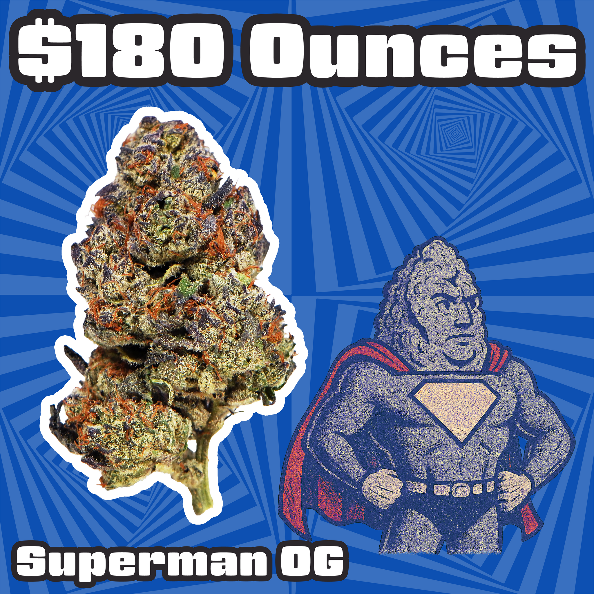 THC-A Flower – Superman OG - Indica