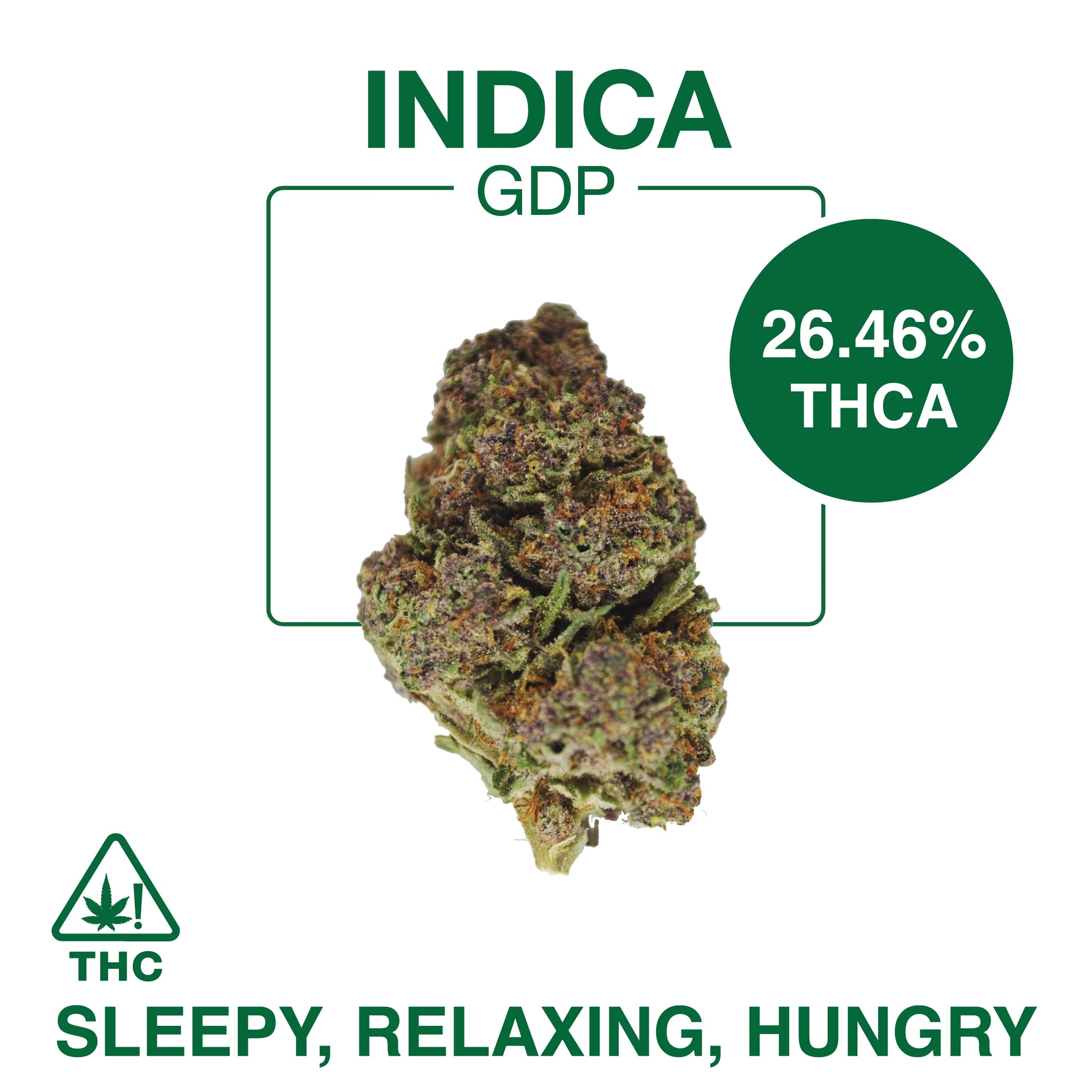 THC-A Flower – Exotic Indoor – Grand Daddy Purple – Indica