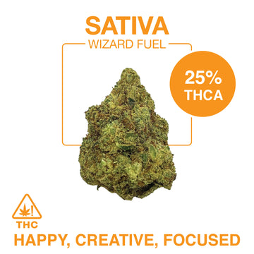 THC-A Flower – Exotic Indoor – Wizard Fuel – Sativa