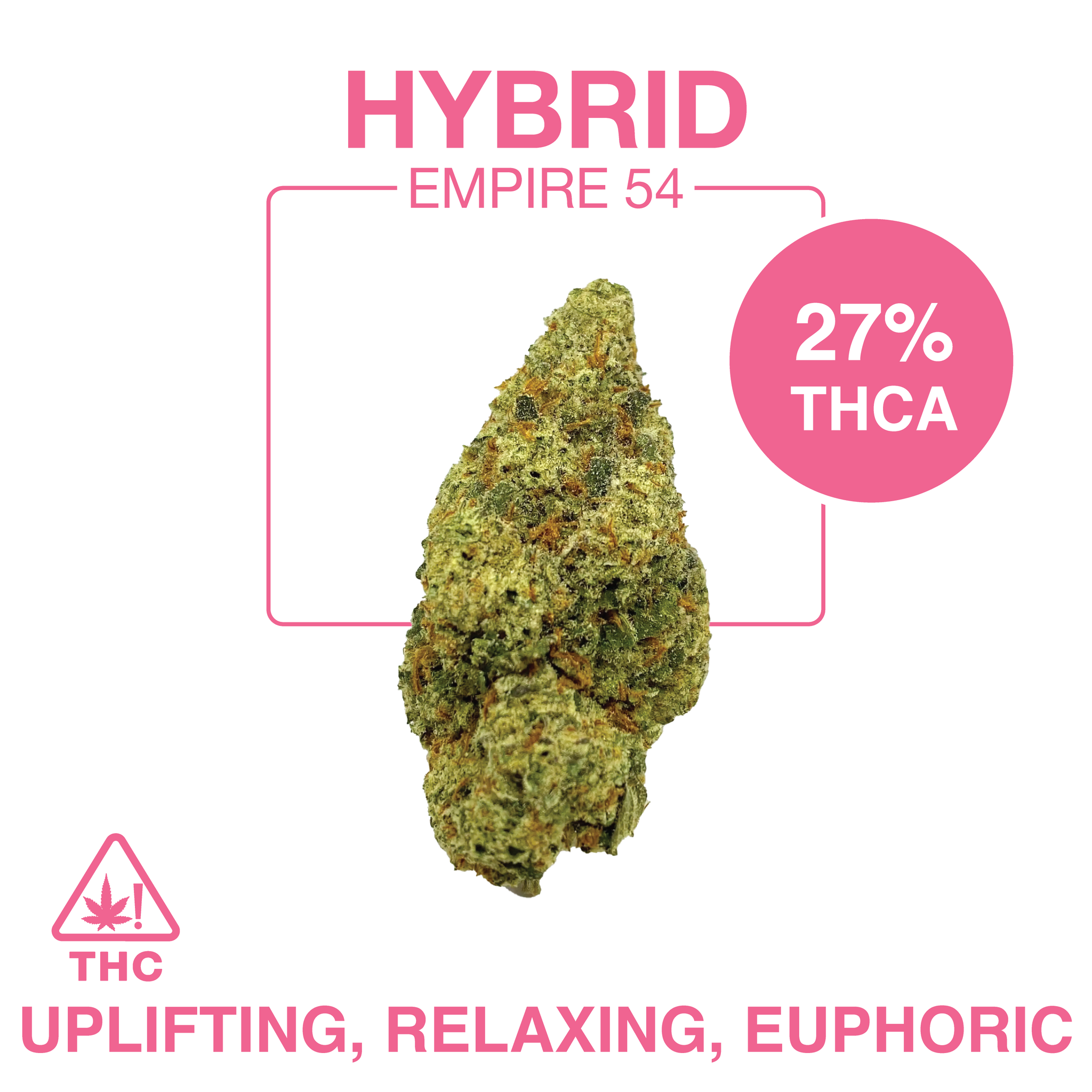 THC-A Flower – Exotic Indoor – Empire 54 – Hybrid