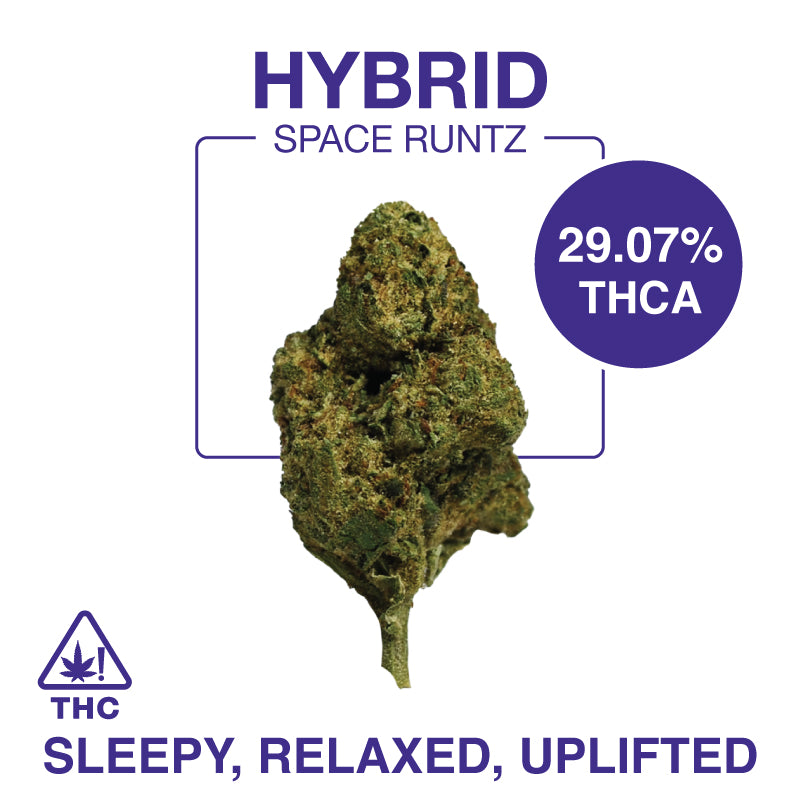 THC-A Flower – Space Runtz – Hybrid