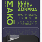 Blueberry amnesia disposable transparent