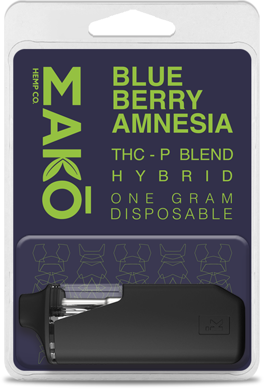 Blueberry amnesia disposable transparent