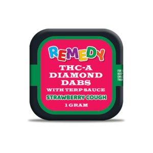 THC-A Diamonds 1 Gram Dabs - Strawberry Cough